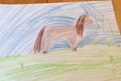 A beautiful horse drawn by Jessie